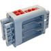 LEGO Medium Stone Gray Technic Battery Box with Beam Connectors without Lids for Batteries