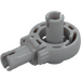 LEGO Medium Stone Gray Technic Click Rotation Bushing with Two Pins (47455)