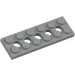 LEGO Medium stengrå Technic Plade 2 x 6 med Huller (32001)