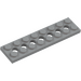 LEGO Medium Stone Gray Technic Plate 2 x 8 with Holes (3738)