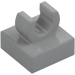 LEGO Medium Stone Gray Tile 1 x 1 with Clip (Raised &quot;C&quot;) (15712 / 44842)