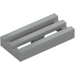 LEGO Medium Stone Gray Tile 1 x 2 Grille (with Bottom Groove) (2412 / 30244) LEGO Medium Stone Gray Tile 1 x 2 Grille (with Bottom Groove) (2412 / 30244)