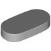 LEGO Medium Stone Gray Tile 1 x 2 with Rounded Ends (1126)