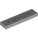 LEGO Medium Stone Gray Tile 1 x 4 with AI-XXXXXXXX (Game Code) (17204 / 19238)