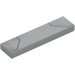 LEGO Medium stengrå Flise 1 x 4 med Iron Mand Bryst Lines (2431)