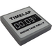 LEGO Medium Stone Gray Tile 2 x 2 with &quot;TIMELAP 00:03:57 MOUNTAIN RALLY&quot; Sticker with Groove (3068)