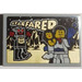LEGO Medium Stone Gray Tile 2 x 3 with &#039;STARFARER&#039;, Robot and Minifigures Sticker (26603)
