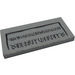 LEGO Medium Stone Gray Tile 2 x 4 with Black Small Runes, Black Outer Line Sticker (87079)