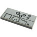 LEGO Medium Stone Gray Tile 2 x 4 with Lunar Lander Hull Plates Sticker (87079)