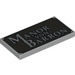 LEGO Medium Stone Gray Tile 2 x 4 with Manor Von Barron (68417 / 82575)