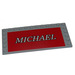 LEGO Medium steengrijs Tegel 6 x 12 met Noppen aan 3 Edges met &#039;Michael&#039; Sticker (6178)