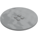 LEGO Medium Stone Gray Tile 8 x 8 Round with 2 x 2 Center Studs (6177)