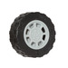 LEGO Medium Stone Gray Tire Ø 17.6 x 6.24 with Band Around Center with Rim 11 x 6 mm and Spokes