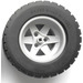 LEGO Grigio pietra medio Tire 94.3 x 38 R with Rim 56 X 34 with 3 Holes