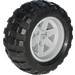 LEGO Średni kamienny szary Tire Baloon Wide 94.8 x 44R with Rim 56 X 34 with 3 Holes