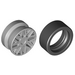 LEGO Medium Stone Gray Tire, Low Profile, Narrow Ø14.58 X 6.24 with Rim Ø11,176 x 6,2