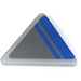 LEGO Mittleres Steingrau Dreieckig Sign mit Blau Lines auf Medium Stone Background (Recht) Aufkleber mit geteiltem Clip (30259)