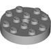 LEGO Medium Stone Gray Turntable 4 x 4 Top (Non-Locking) (3404)