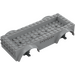 LEGO Medium Stone Gray Vehicle Base 8 x 16 x 2.5 with Dark Stone Gray Wheel Holders with 5 Holes (65094)