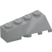 LEGO Medium Stone Gray Wedge 2 x 4 Sloped Left (43721)