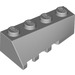 LEGO Medium Stone Gray Wedge 2 x 4 Sloped Right (43720)