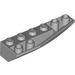LEGO Medium Stone Gray Wedge 2 x 6 Double Inverted Right (41764)