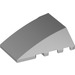 LEGO Medium Stone Gray Wedge 4 x 4 Triple Curved without Studs (47753)