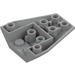 LEGO Medium Stone Gray Wedge 4 x 4 Triple Inverted with Reinforced Studs (13349)