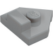 LEGO Medium Stone Gray Wedge Plate 2 x 2 Angled with Center Stud (27928)