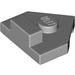 LEGO Medium Stone Gray Wedge Plate 2 x 2 Angled with Center Stud (27928)