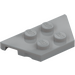 LEGO Medium Stone Gray Wedge Plate 2 x 4 (51739)