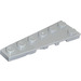 LEGO Medium Stone Gray Wedge Plate 2 x 6 Left (78443)