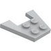 LEGO Gris pierre moyen Coin assiette 3 x 4 sans encoches pour tenons (4859)