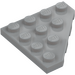 LEGO Medium Stone Gray Wedge Plate 4 x 4 Corner (30503)