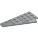 LEGO Medium Stone Gray Wedge Plate 4 x 8 Wing Left with Underside Stud Notch (3933 / 45174)