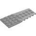 LEGO Medium Stone Gray Wedge Plate 4 x 9 Wing with Stud Notches (14181)