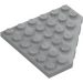 LEGO Medium Stone Gray Wedge Plate 6 x 6 Corner (6106)