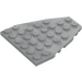 LEGO Medium Stone Gray Wedge Plate 7 x 6 with Stud Notches (50303)