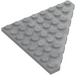 LEGO Medium Stone Gray Wedge Plate 8 x 8 Corner (30504)