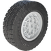 LEGO Gris piedra medio Wheel 43.2 X 18 with Tire 62.4 x 20