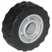 LEGO Medium Stone Gray Wheel Hub Ø11.2 x 8 with Centre Groove with Tire Ø 17.6 x 6.24 with Band