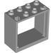 LEGO Gris pierre moyen Fenêtre 2 x 4 x 3 avec trous carrés (60598)