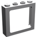 LEGO Mittleres Steingrau Fenster Rahmen 1 x 4 x 3 (Mittel Noppe hohl, außen Noppe massiv) (6556)