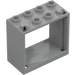 LEGO Medium Stone Gray Window Frame 2 x 4 x 3 with Square Holes (60598)