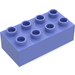 LEGO Medium violet Duplo Steen 2 x 4 (3011 / 31459)