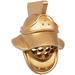 LEGO Metallic koper Gladiator Helm met Vizier met Gaten (95676 / 96294)