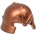 LEGO Metallisches Kupfer Helm mit Cheek Protection und Studded Band (60748 / 61848)