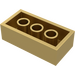 LEGO Metallic Gold Brick 2 x 4 (3001 / 3556)