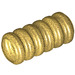 LEGO Metallic Gold Corrugated Hose 1.6 cm (2 Studs) (55099 / 57713)