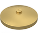 LEGO Metallic goud Dish 4 x 4 (Massieve nop) (3960 / 30065)